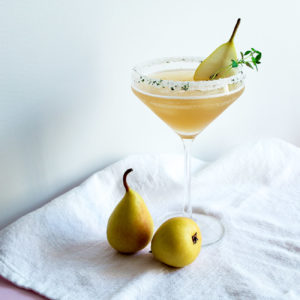 Ingwer Birnen Bourbon Cocktail